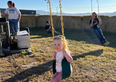 Riding the mechanical swing